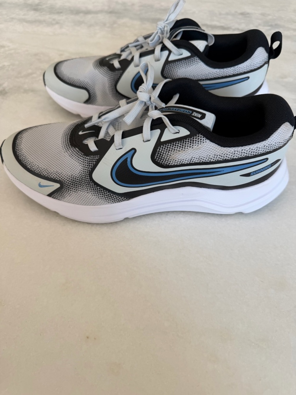 Nike Cosmic Runner Road Sneakers | 7Y | GS 'Pure Platinum Blue Beyond' Shoes - Picture 5 of 9